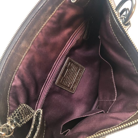 COACH RARE Limited Edition Kristin Python Tote - Picture 5 of 10